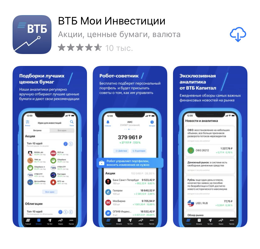 Приложения инвестируем