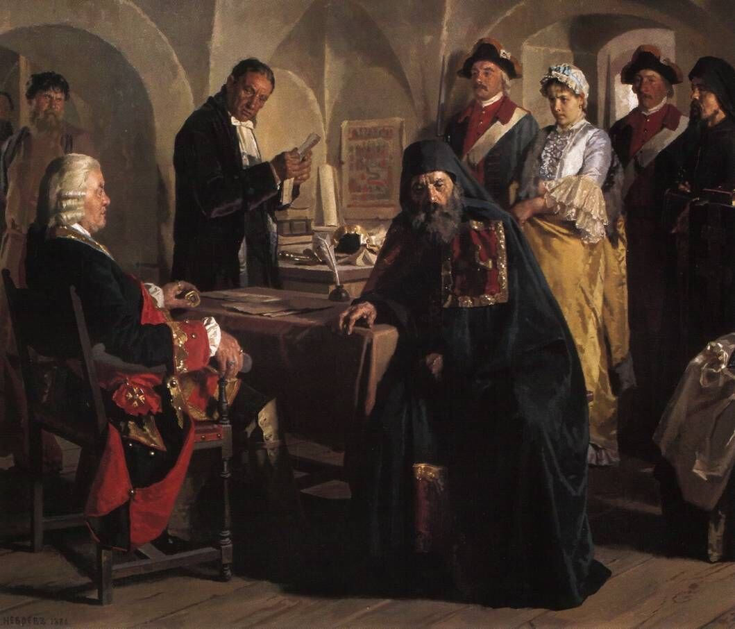 Княжна Прасковья Григорьевна Юсупова перед пострижением. Художник Николай Неврев 1886.