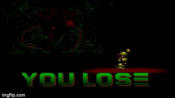 Экран Game over во второй части предаёт мрачное настроение всей игры.