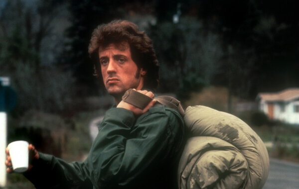 Первое появление героя в фильме "Рэмбо: Первая кровь"