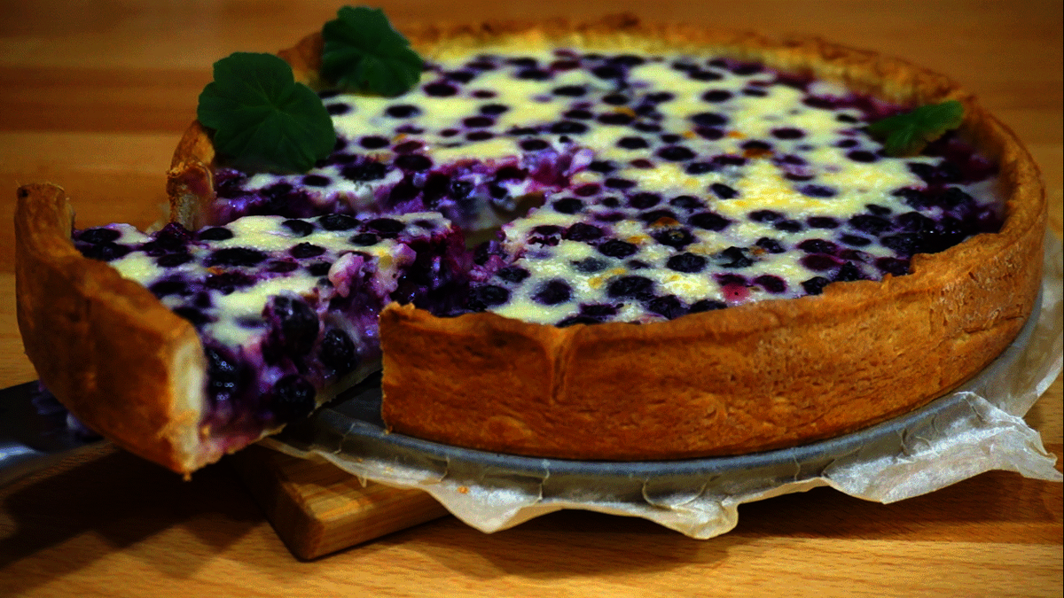 Пирог с ягодами