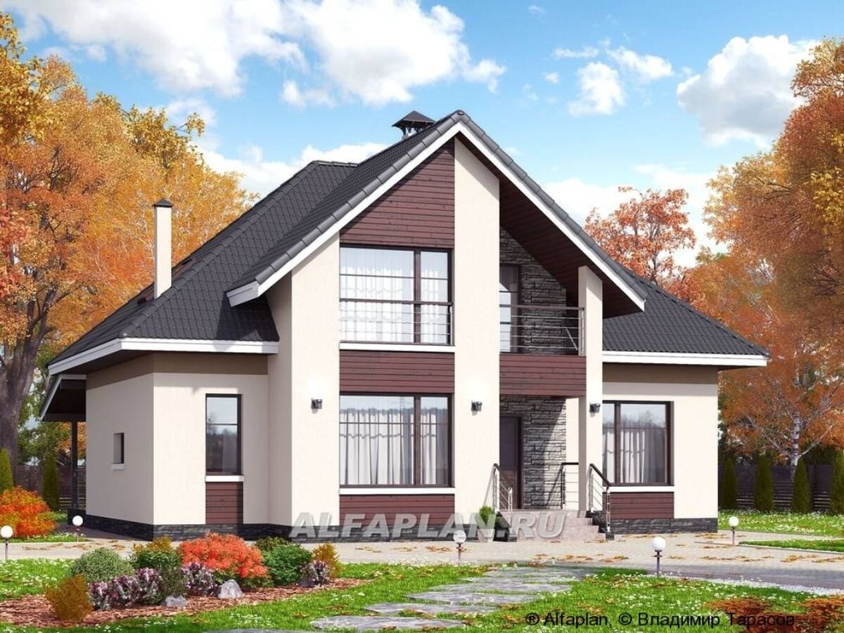 2. Проект загородного дома "Кассиопея" 429Е, зеркальный вариант планировки дома
© Владимир Тарасов
