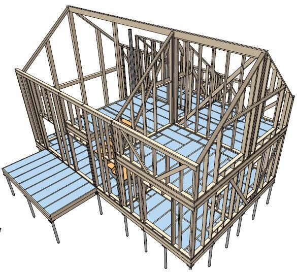 Конструкция дома