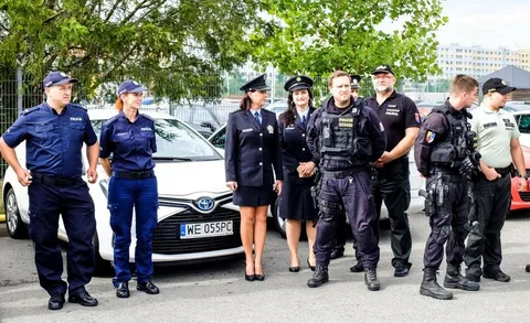 Девушки полицейские.