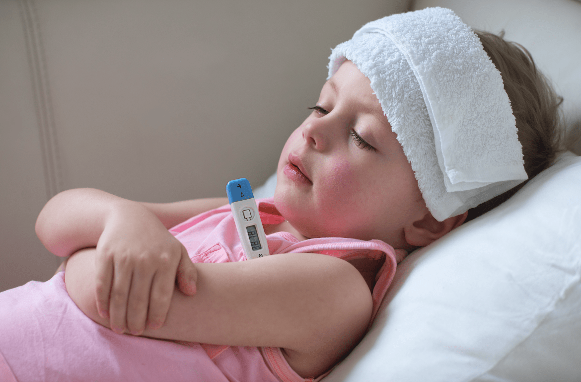 Лихорадящий ребёнок.