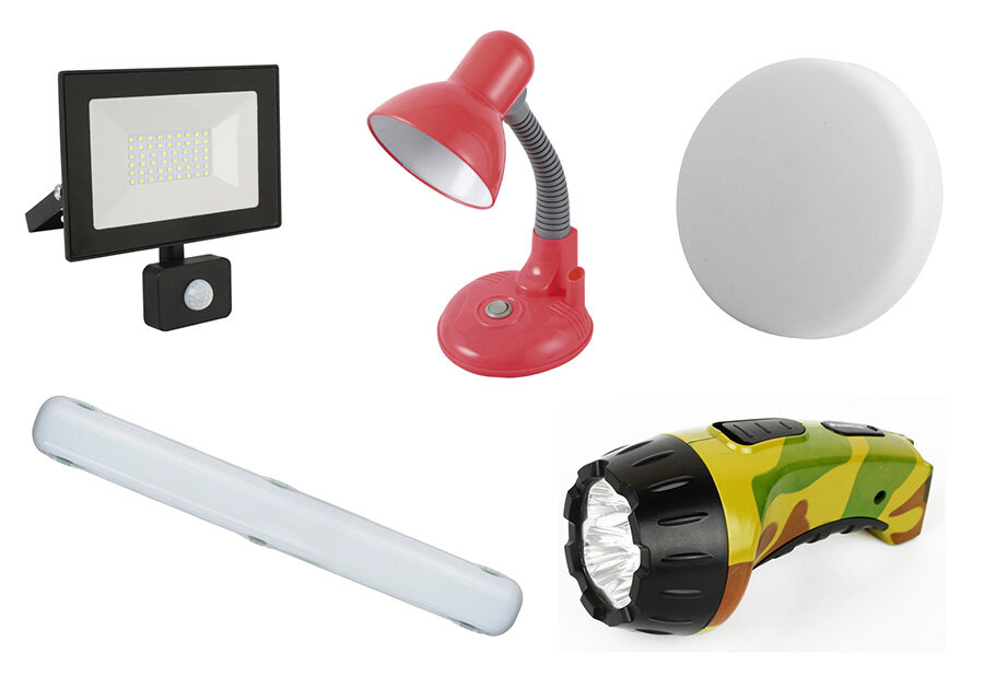 Светодиодные фонари и светильники Ultraflash 
