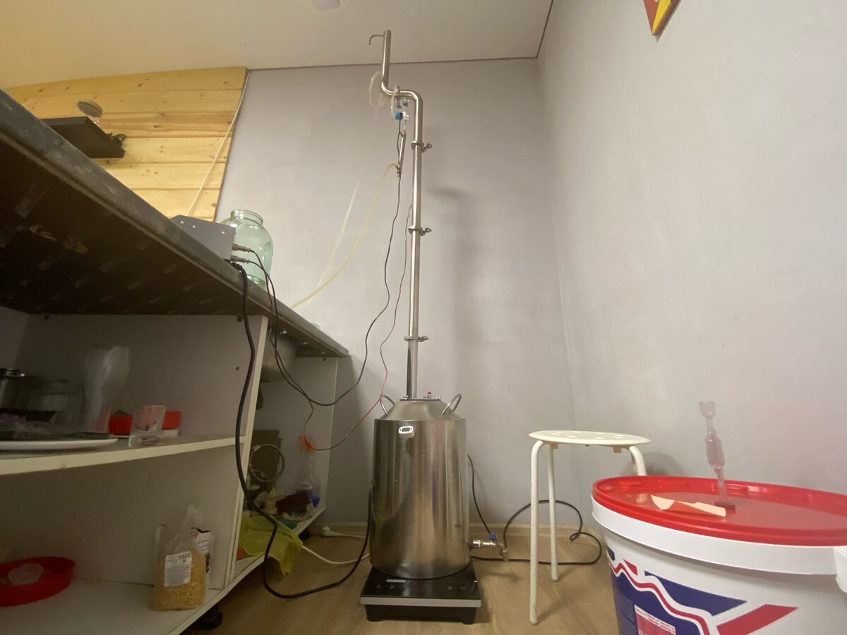 Самогонный аппарат в режиме ректификации с автоматикой.