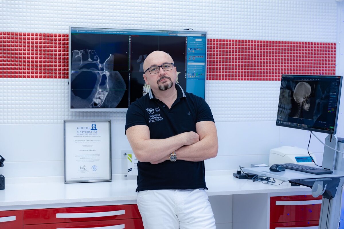 Основатель и главный врач НИЦ, хирург-имплантолог Магомед Дахкильгов