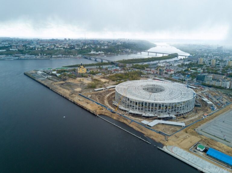 Чемпионат мира по футболу 2018 Нижний Новгород Нижний Новгород, на ряду с другими городами России, получил право провести у себя матчи чемпионата мира по футболу.-2