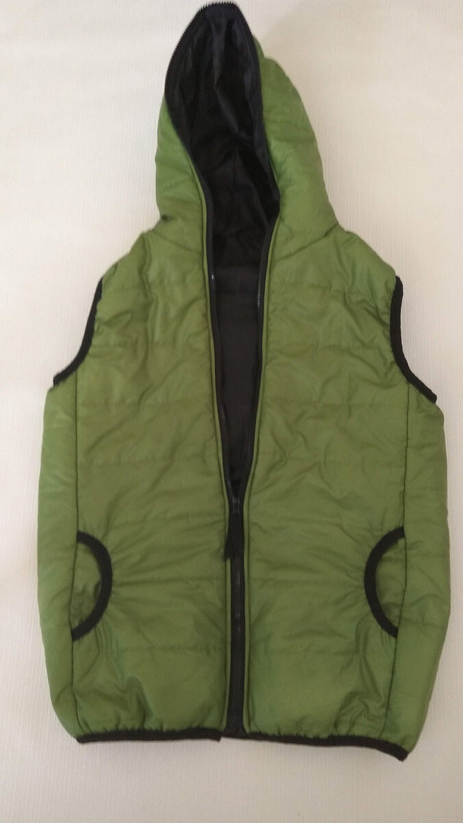 Оливковый жилет с AliExpress