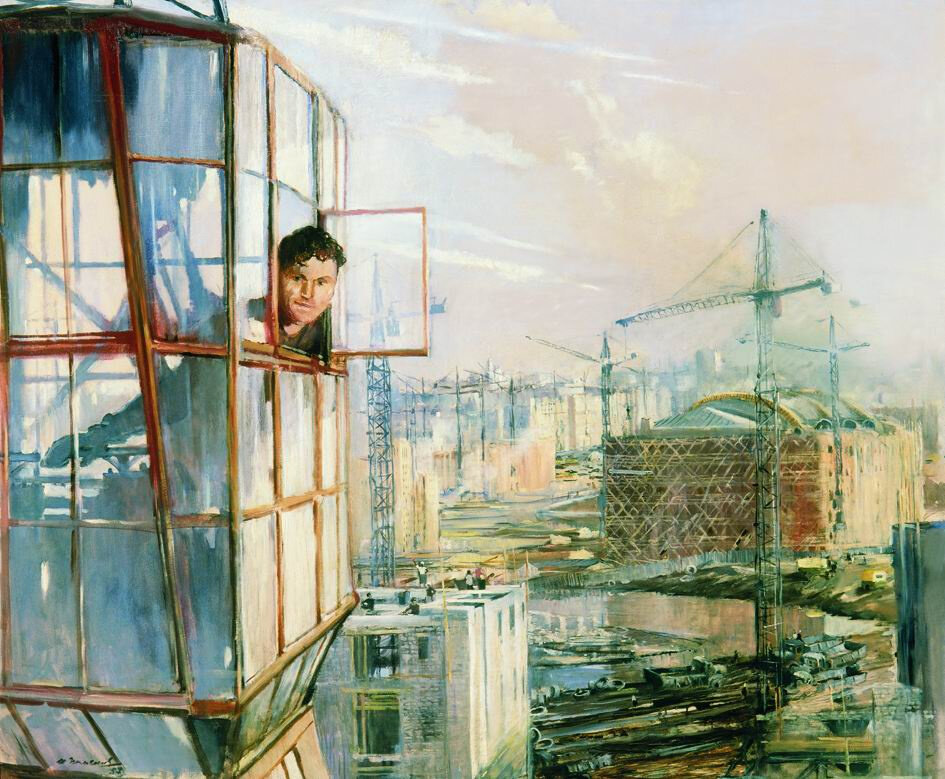 Юрий Пименов. «Район завтрашнего дня». 1957 год.