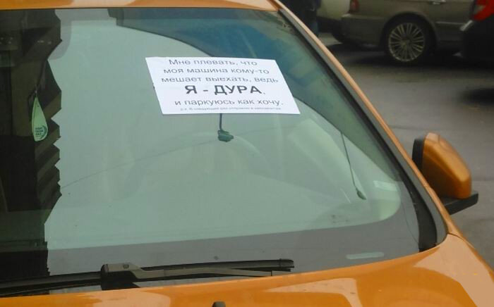 "паркуюсь, как хочу"