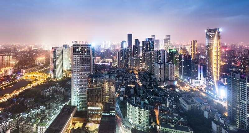 Город Чэнду сейчас.