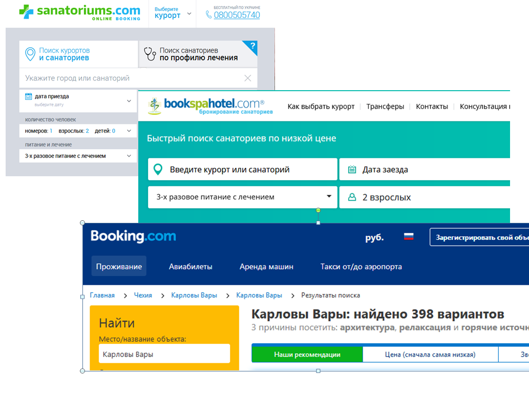 Booking.com начал экспансию на рынок курортного лечения | Эксперт по  лечебным курортам | Дзен