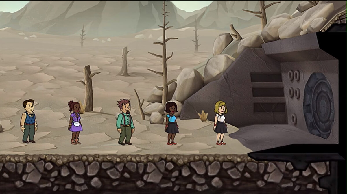 Люди прямо ломятся в убежище! Источник изображения falloutshelter.com