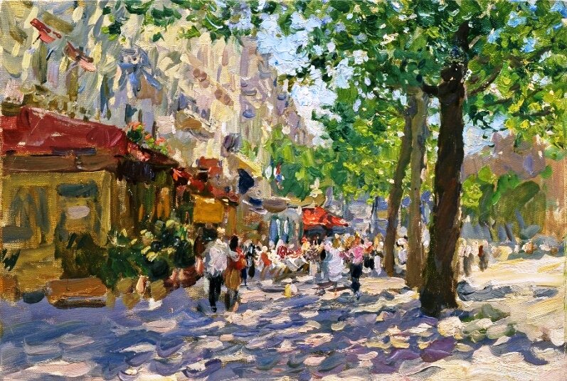 «Бульвар Сен-Жермен», 2005, холст, масло