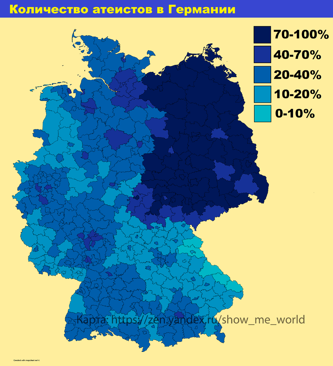 Атеисты в Германии. Процент атеистов. Карта атеизма в мире. Карта религии в ФРГ.