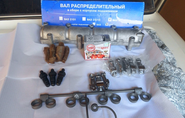 Набор для установки гидронатяжитей в двигатель ВАЗ 2101 от двигателя Нивы