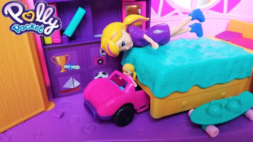 Волшебный домик Поли Покет Polly Pocket. Сказки маленького блогера. Видео для детей с игрушками