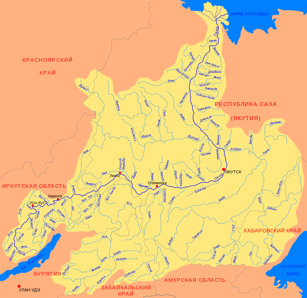 Города на Лене | География населения и поездки | Дзен