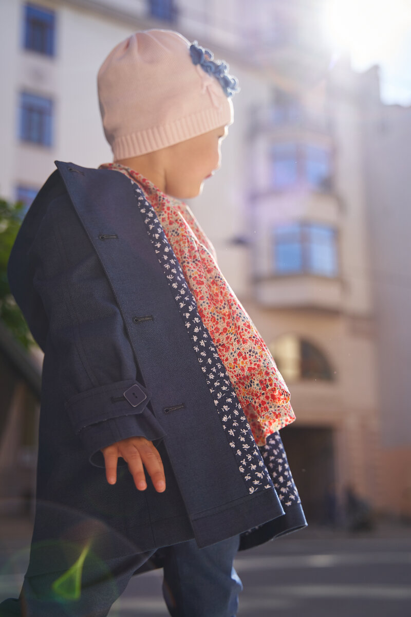 Джинсовый тренч Ulekids