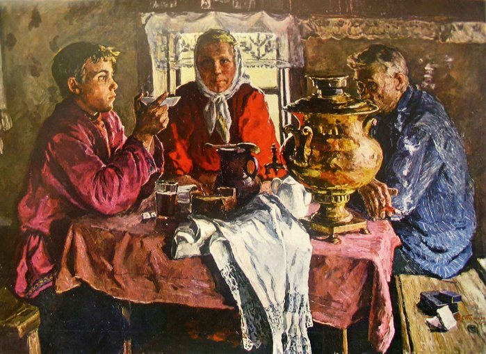 Стожаров В.Ф. «У самовара»