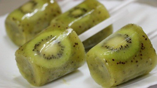 Домашний фруктовый лед из киви