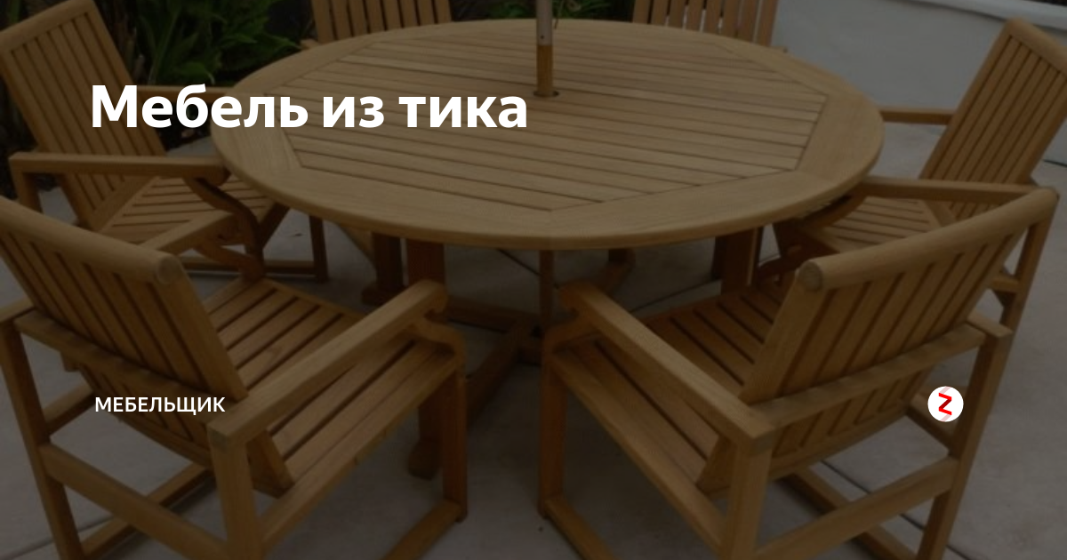 Уход за мебелью из тика