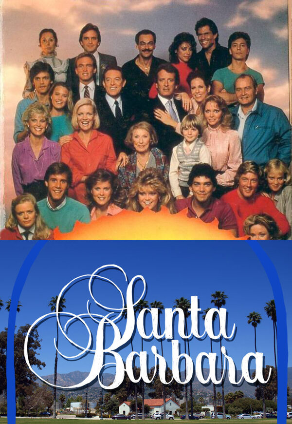 Санта барбара это выражение. Санта Барбара Постер. Санта Барбара плакат. Санта Барбара плакат 90 годов. Голоса Санта Барбары.