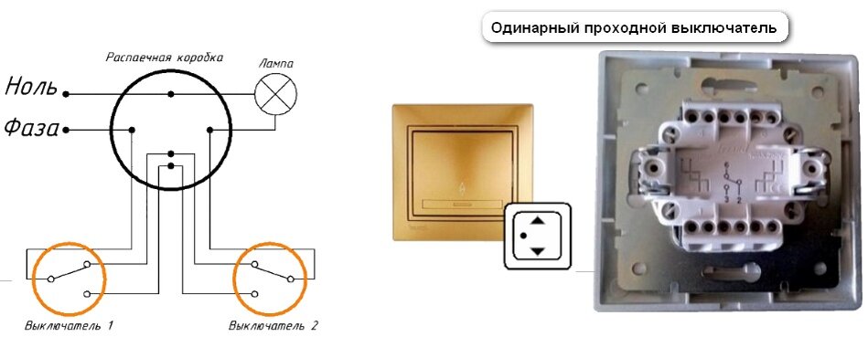 Чем отличаются выключатели проходной, обычный и перекрестный