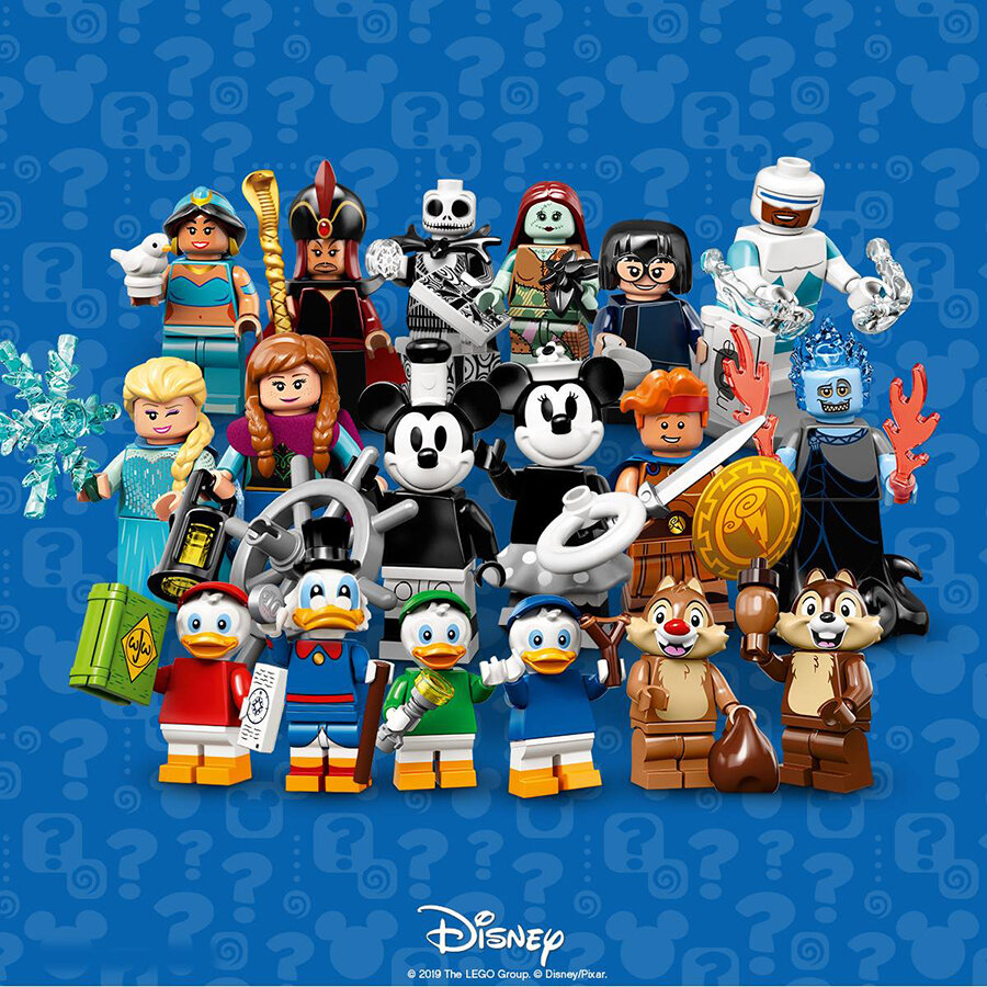 LEGO Disney 2019, артикул -(71024), количество минифигурок в серии - 18