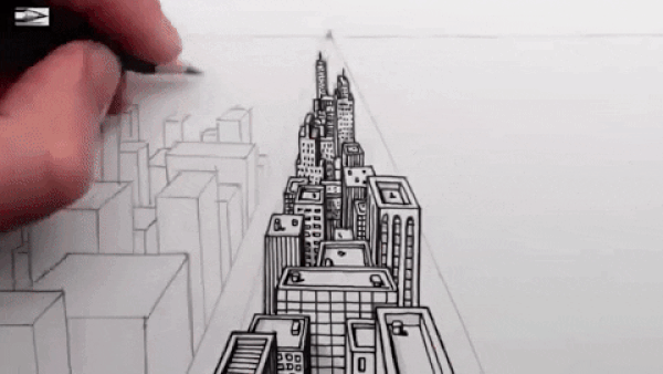 Drawing Draw GIF By Circle Line Art School