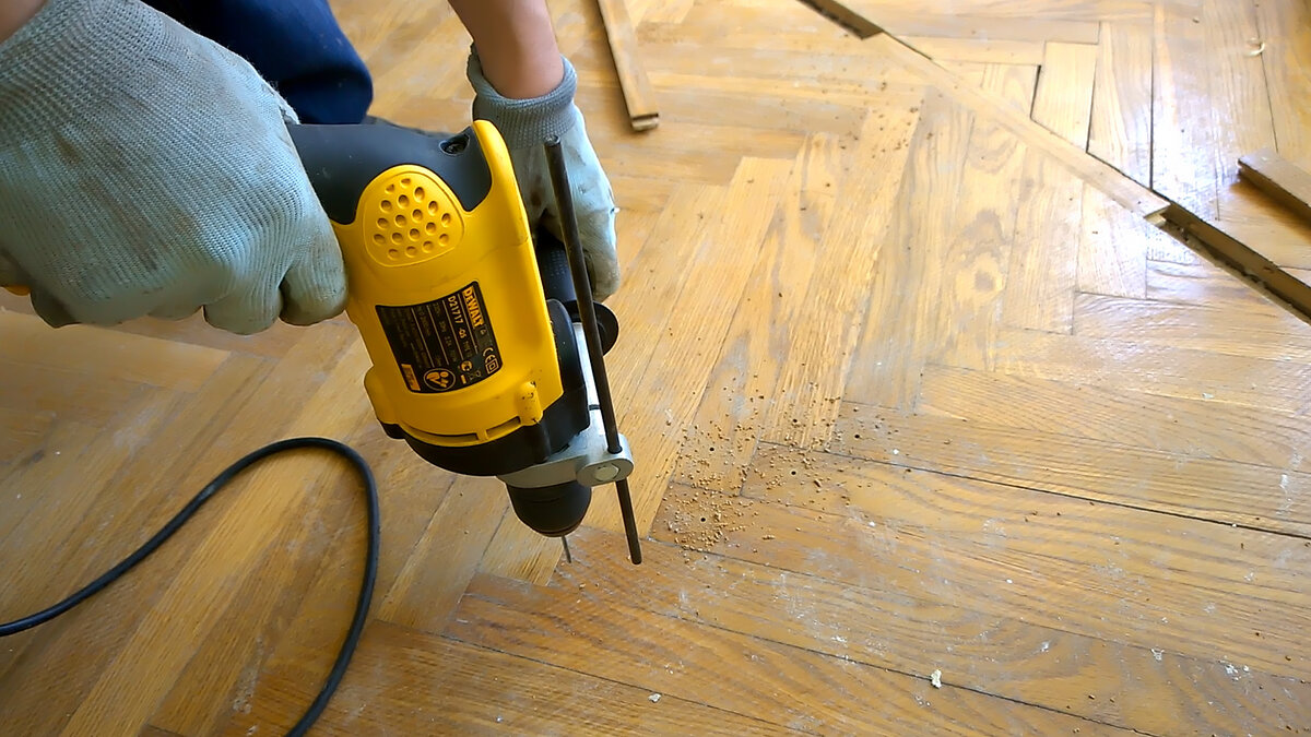 Ремонт паркета своими руками