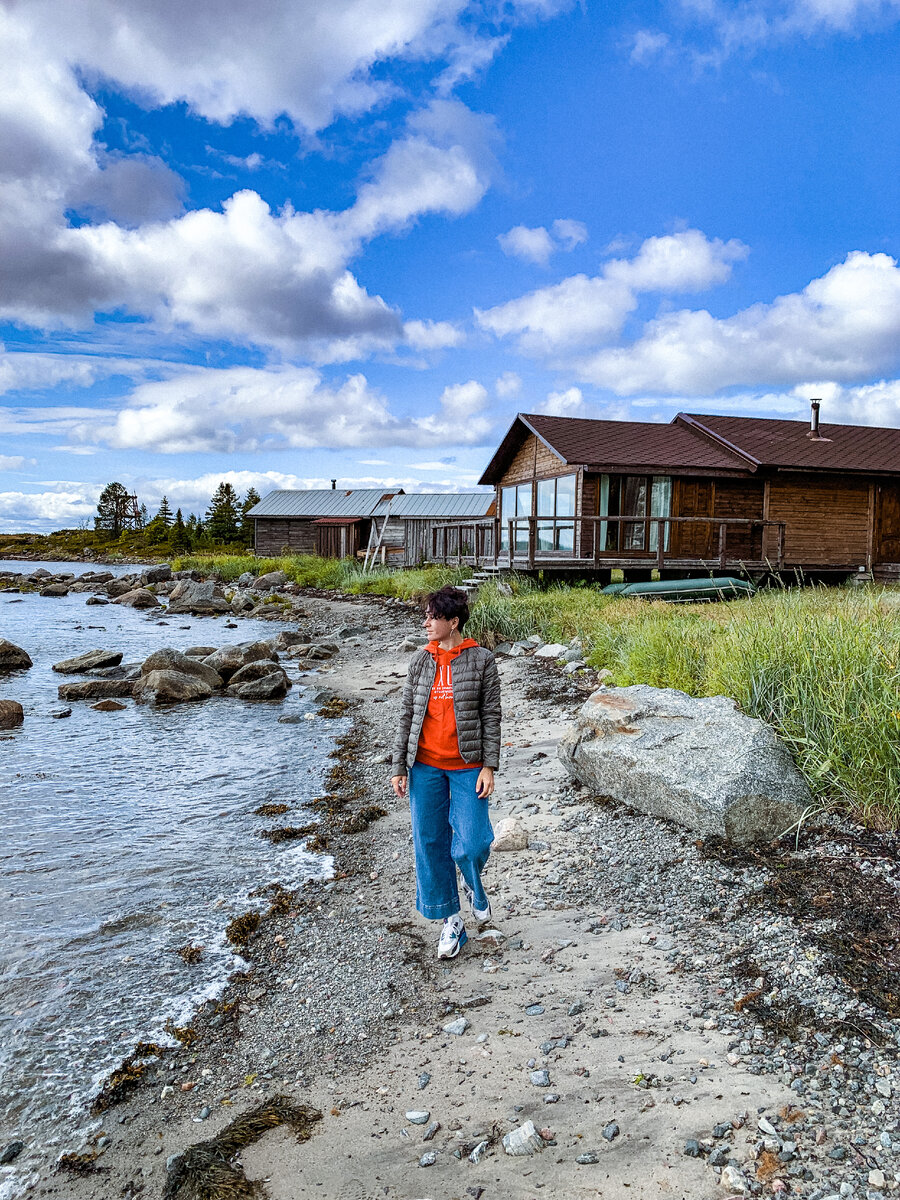 Одним из  вариантов  проживания на Белом море является гостевой дом Cedar Grass. Фото автора