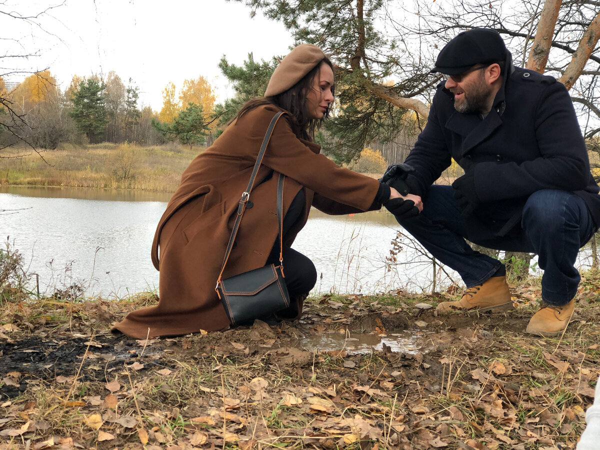 Екатерина Олькина и Михаил Пореченков. Фотографии для публикации предоставлены автору Первым каналом 