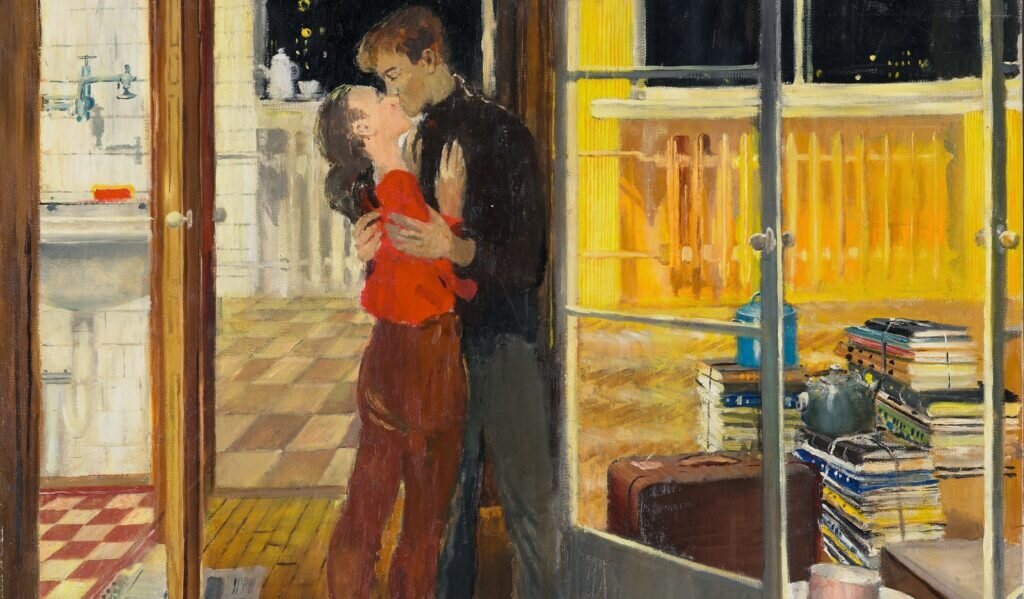 Ю.И. Пименов. Лирическое новоселье, 1965. Источник: пресс-службы Третьяковской галереи