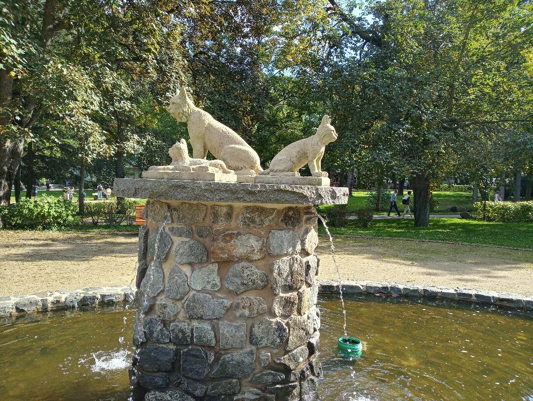 Рысь издавна была неотъемлемой частью Гарца. Старинный фонтан в курортном парке Бад-Гарцбурга украшают фигуры рыси. Листайте галерею