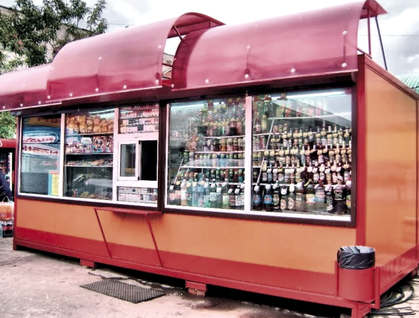 Примерно такой киоск мы собирались посетить