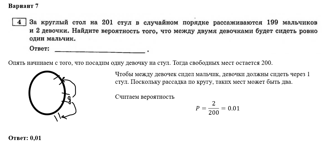 За круглый стол на 201 стул в случайном порядке