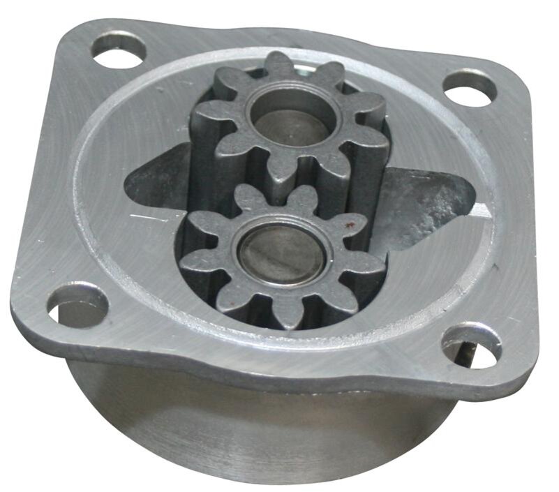 простейший шестеренчатый масляный насос с внешним зацеплением