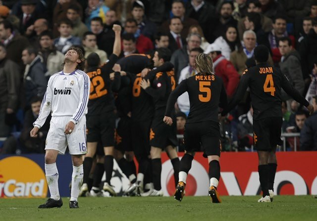 2008-й год. Реал вылетает от Ромы в 1/8 Лиги чемпионов УЕФА