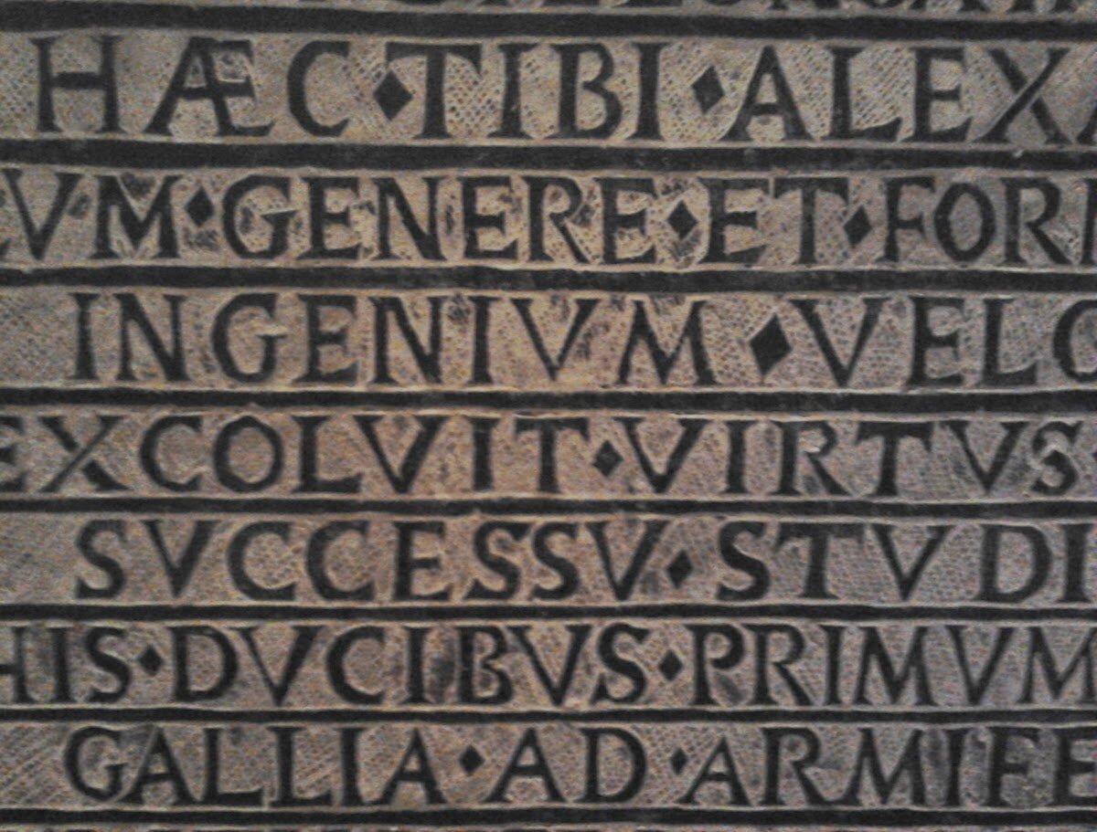 Латинский алфавит в древнем Риме