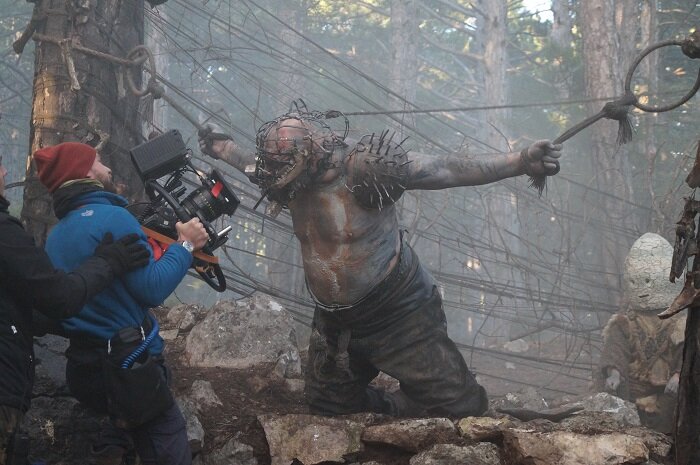 Фото со съемок фильм "Скиф"