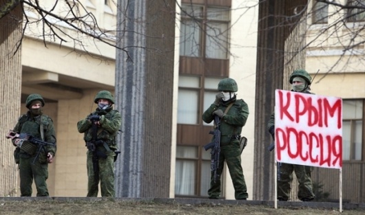 "Зелёные человечки" в Крыму. Весна 2014 года.