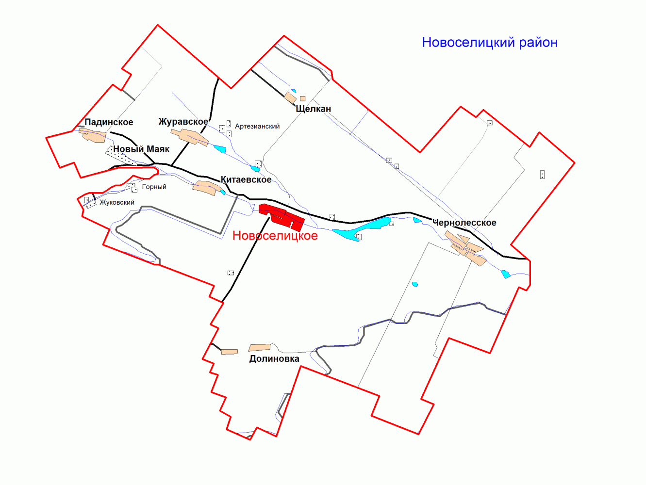 Благодарненский район карта