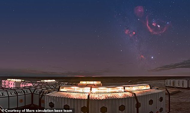 "Марсианская деревня" в Китае (фото Mars simulation base team)