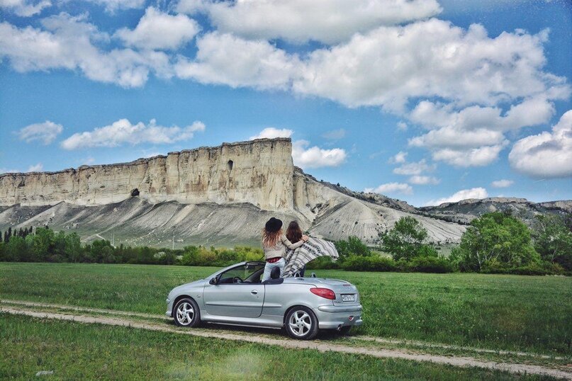 Белая скала в Крыму