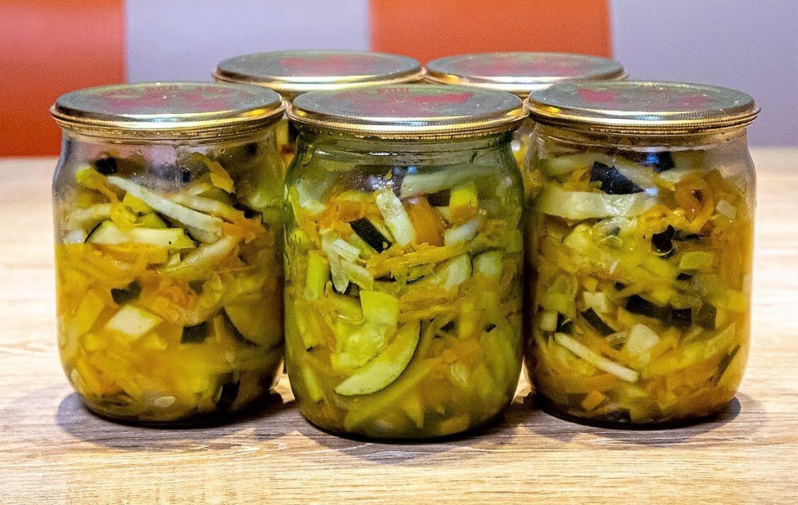 Рецепт кабачков на зим