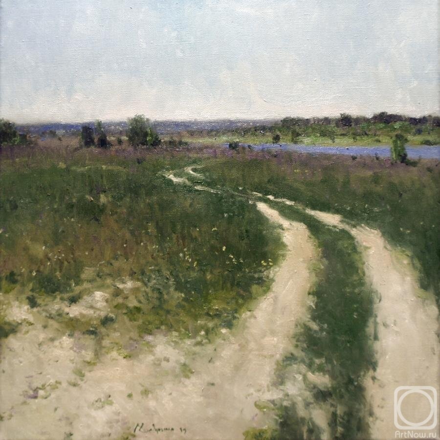"К Волге"
40 x 40 см, холст/масло, 2019г.