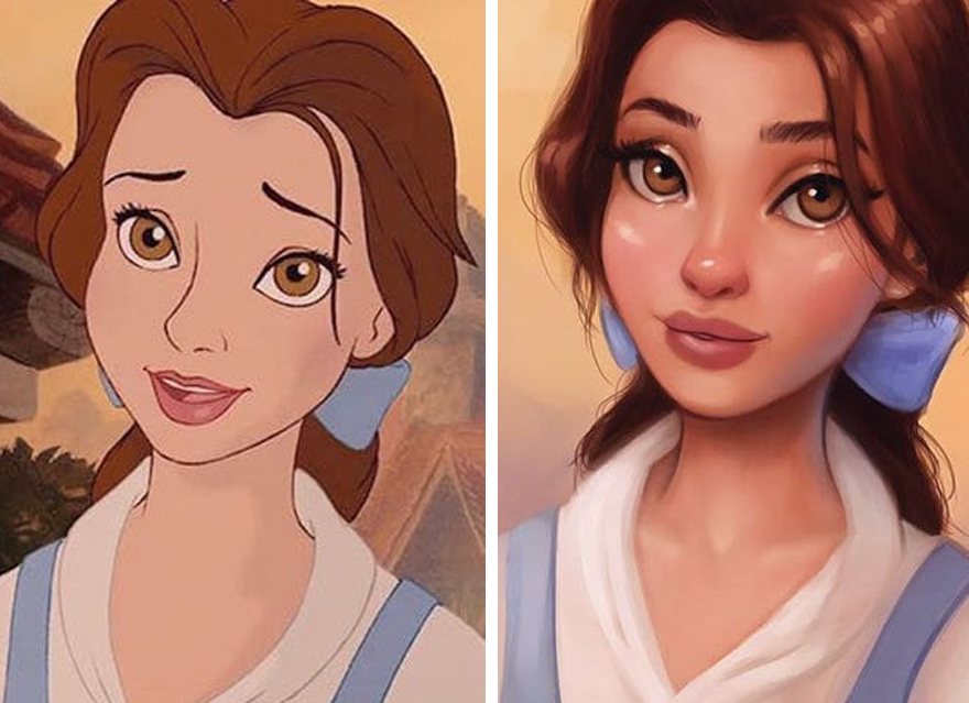 портреты julia razumova. красивые мультяшные девочки. внешность мультяшек. нарисованная девушка с каштановыми волосами. мультяшная внешность.